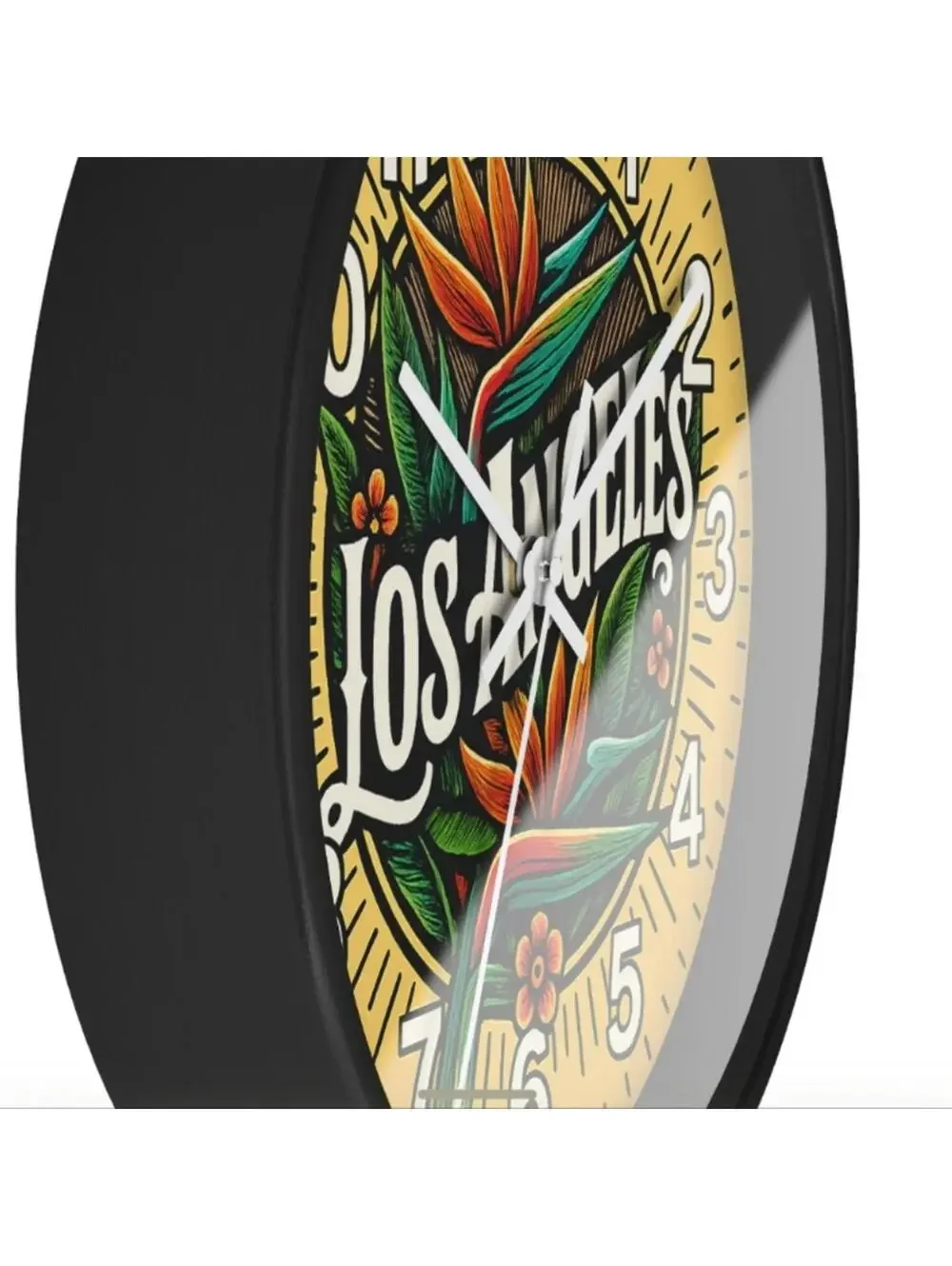 Los Angeles Glow In The Dark Wall Clock New!